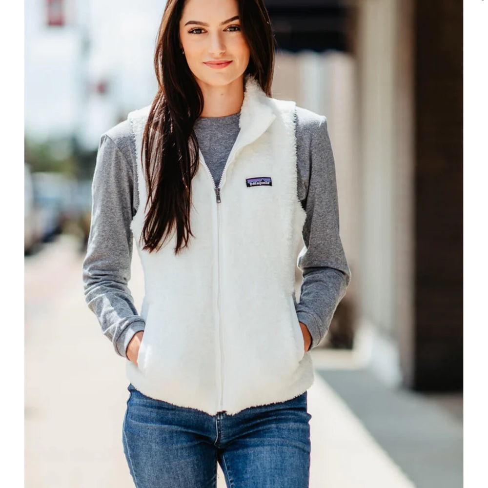 Patagonia Women’s Los Gatos Fleece Vest White